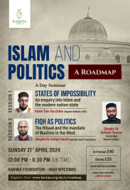 Islam and Politics - a Roadmap