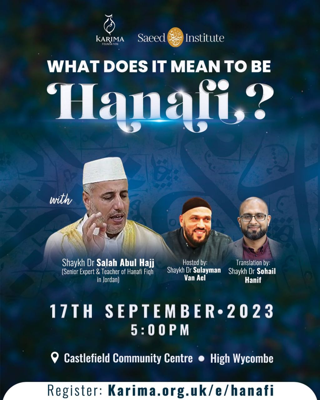 What does it mean to be a Hanafi?