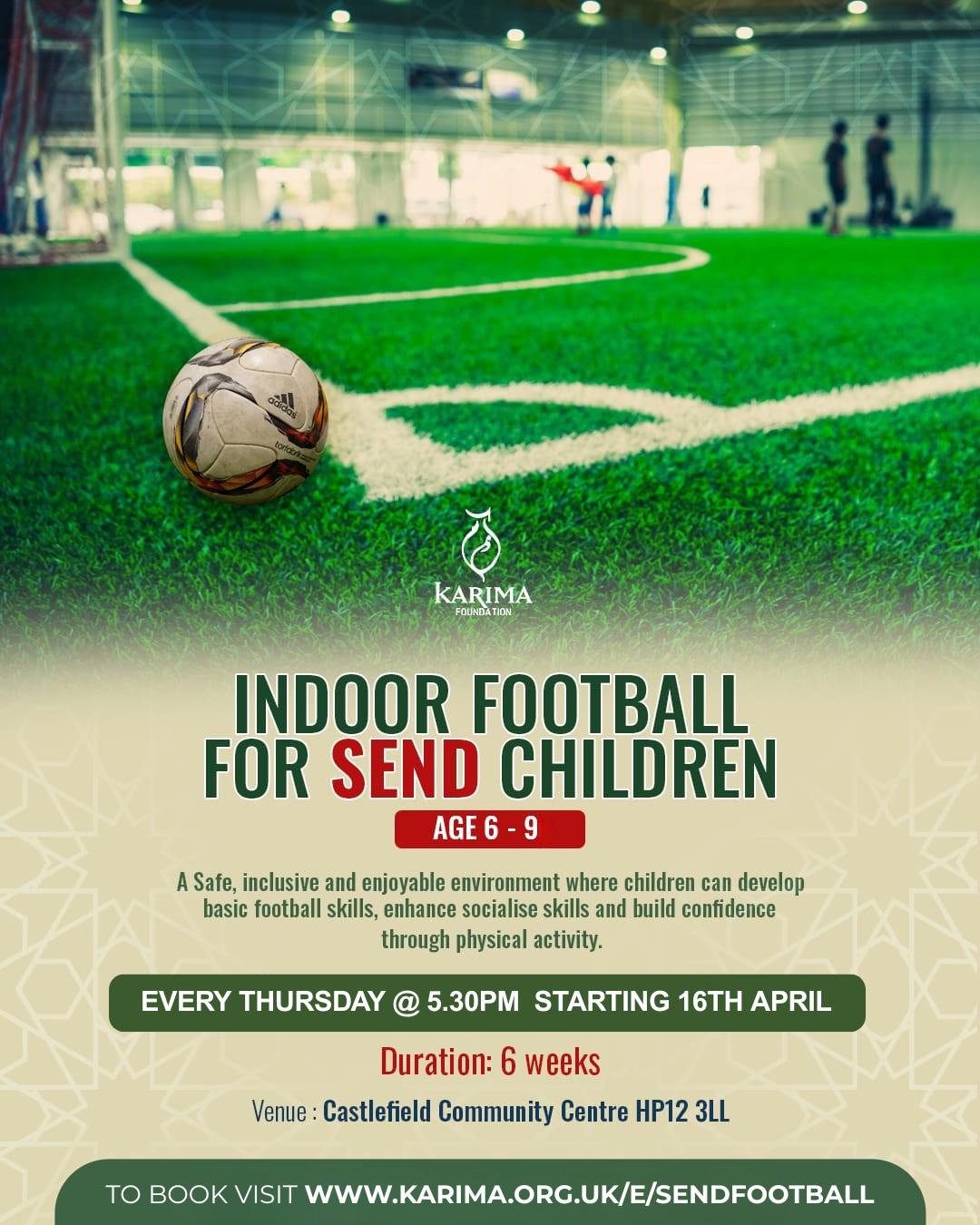 Indoor Football SEND Children
